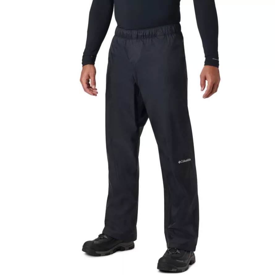 Black Columbia Men's Rebel Roamer Rain Pants