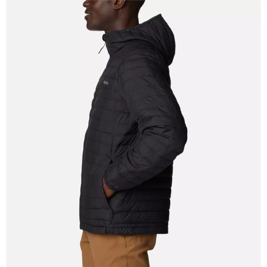 Black Columbia Men's Silver Falls Hooded Jacket
