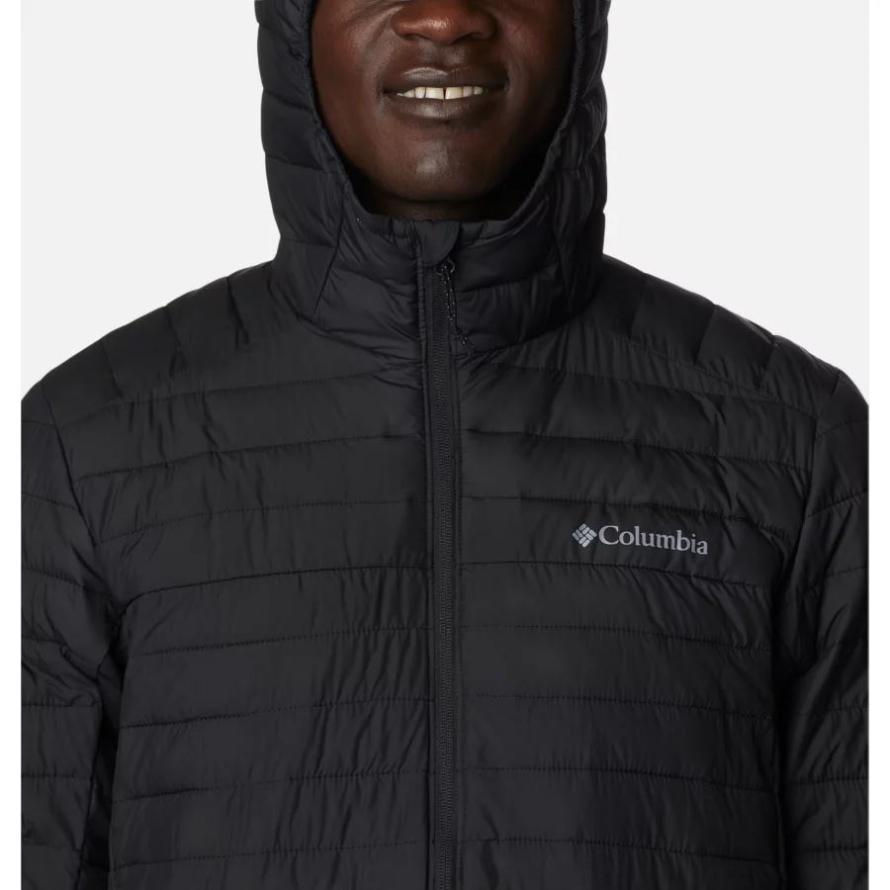 Black Columbia Men's Silver Falls Hooded Jacket