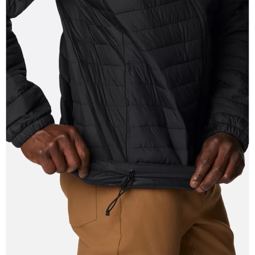 Black Columbia Men's Silver Falls Hooded Jacket