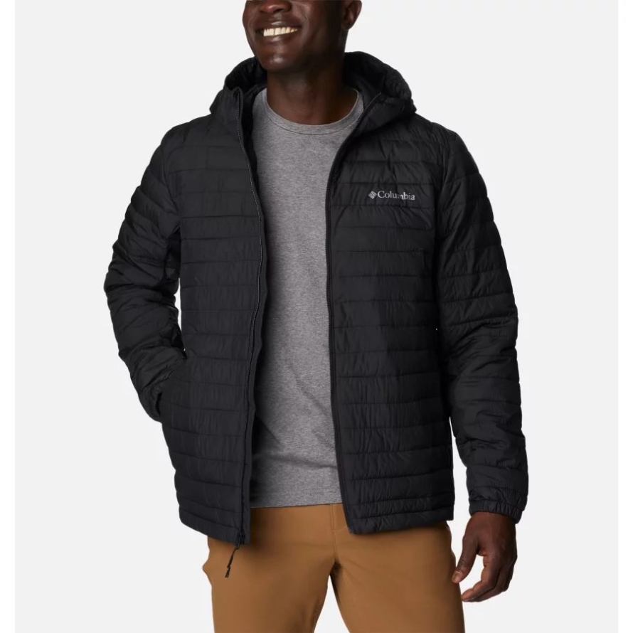 Black Columbia Men's Silver Falls Hooded Jacket
