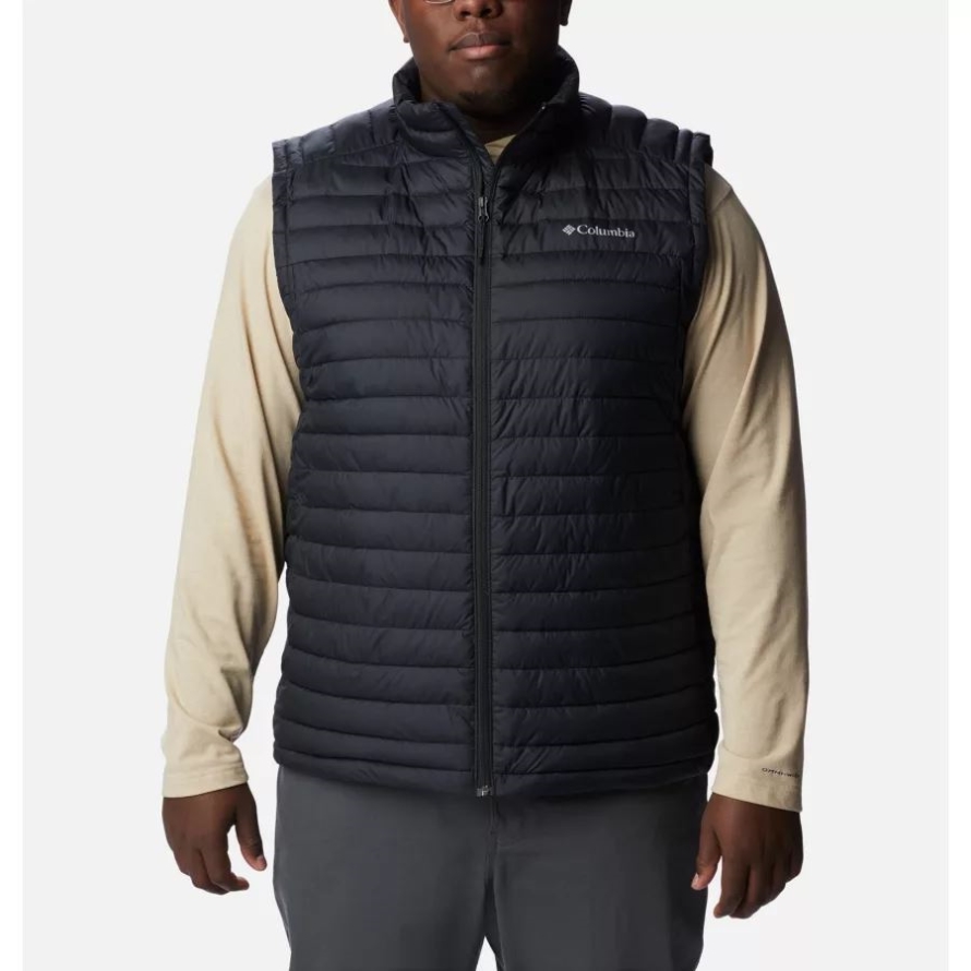 Black Columbia Men's Silver Falls Vest Big