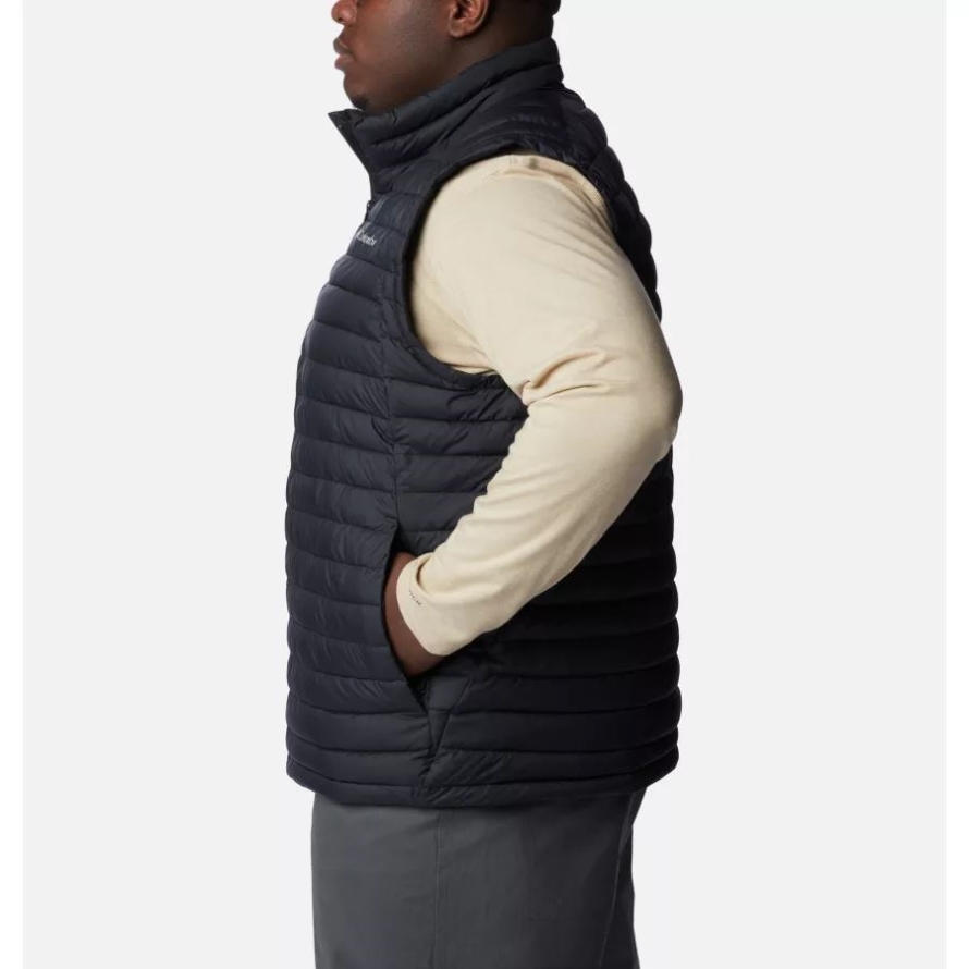 Black Columbia Men's Silver Falls Vest Big