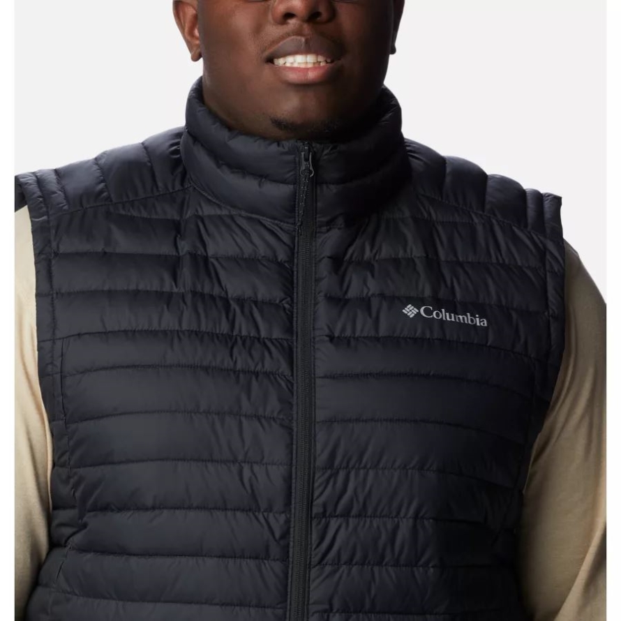 Black Columbia Men's Silver Falls Vest Big
