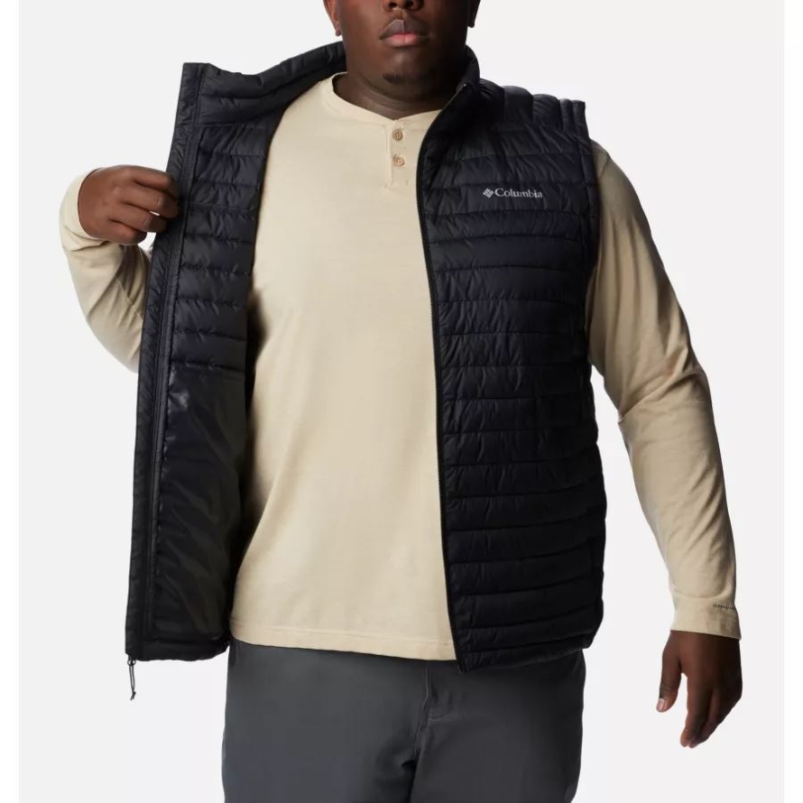 Black Columbia Men's Silver Falls Vest Big