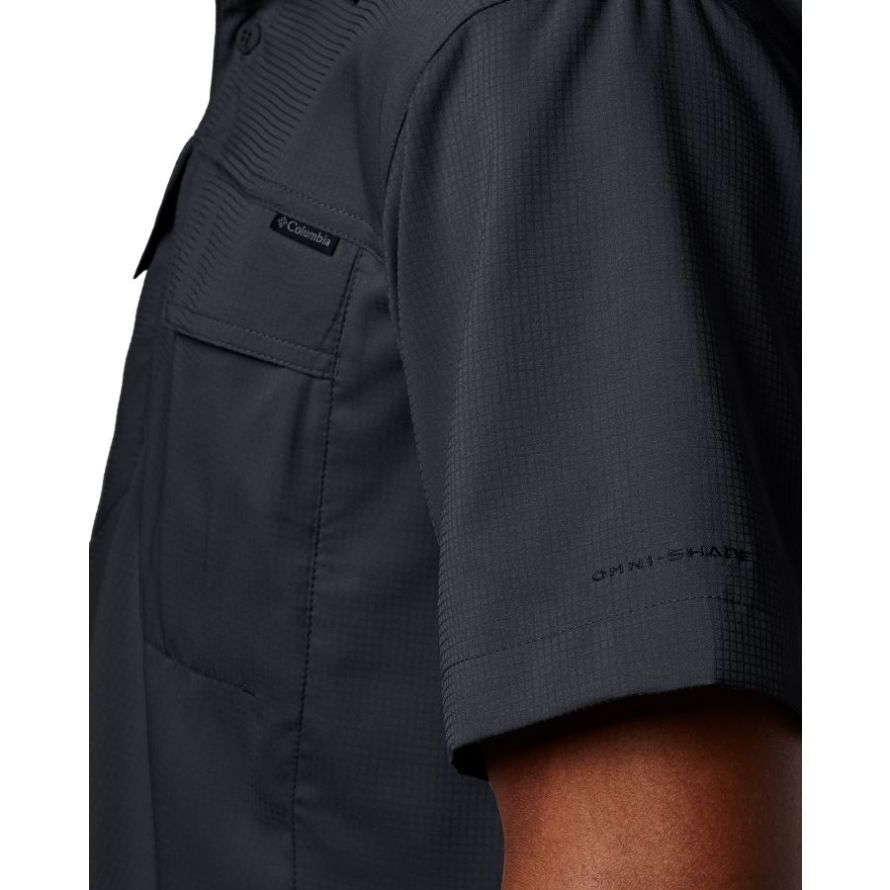 Black Columbia Men's Silver Ridge Lite Short Sleeve Shirt