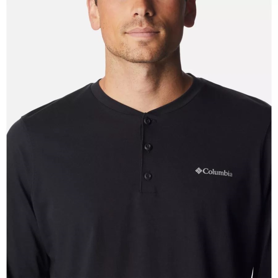 Black Columbia Men's Thistletown Hills Henley