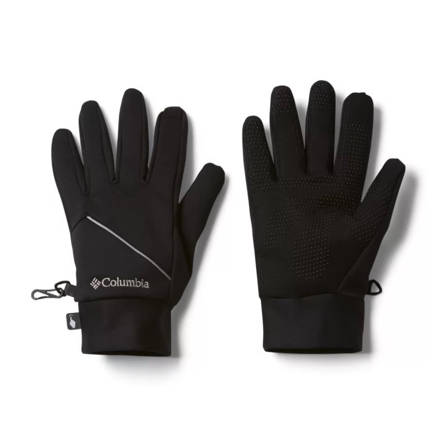 Black Columbia Men's Trail Summit Running Gloves