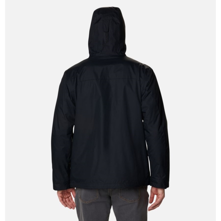 Black Columbia Men's Tunnel Falls Interchange Jacket