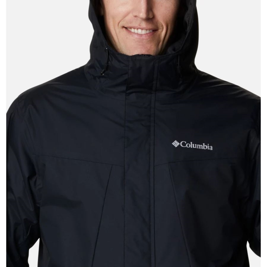 Black Columbia Men's Tunnel Falls Interchange Jacket