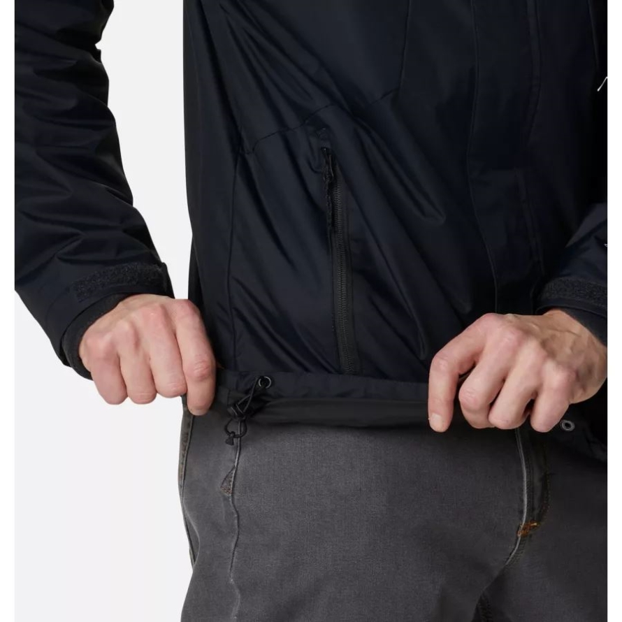 Black Columbia Men's Tunnel Falls Interchange Jacket