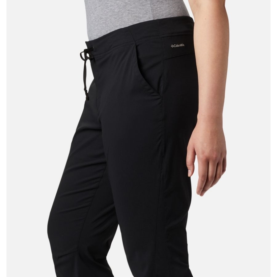 Black Columbia Women's Anytime Outdoor Boot Cut Pants Plus Size