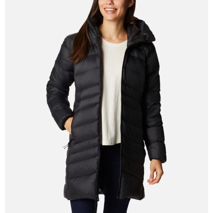 Black Columbia Women's Autumn Park Down Long Jacket