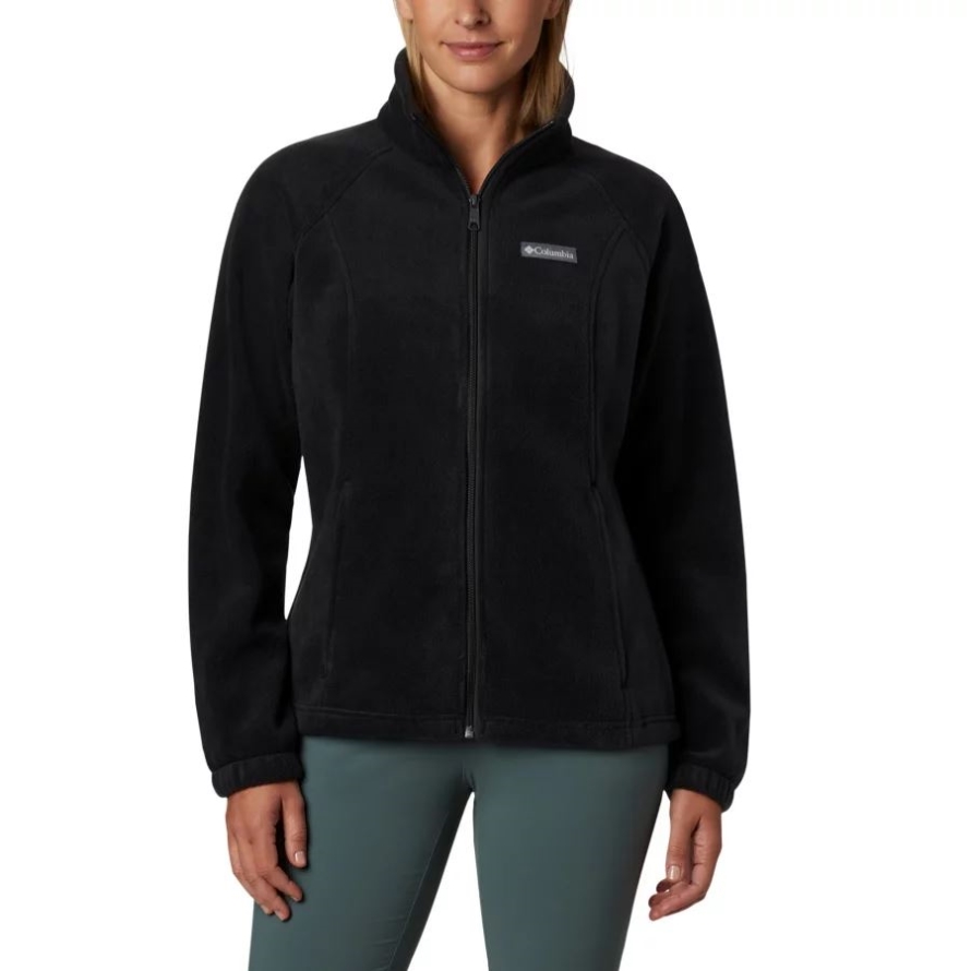 Black Columbia Women's Benton Springs Full Zip Fleece Jacket