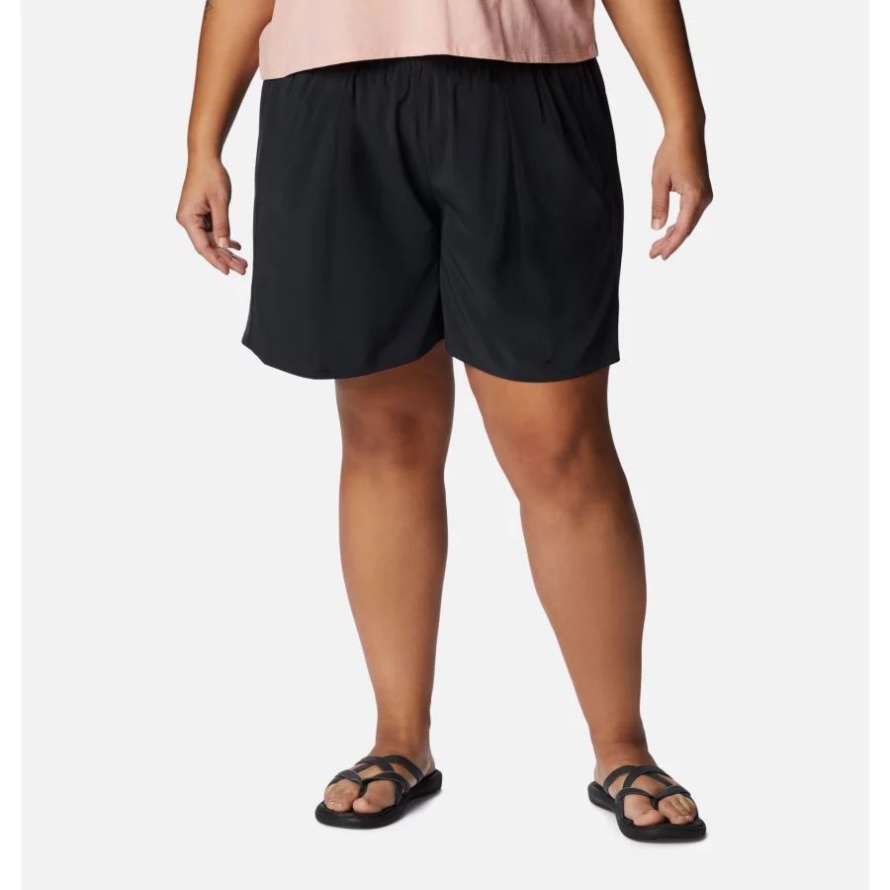 Black Columbia Women's Boundless Beauty Shorts Plus Size