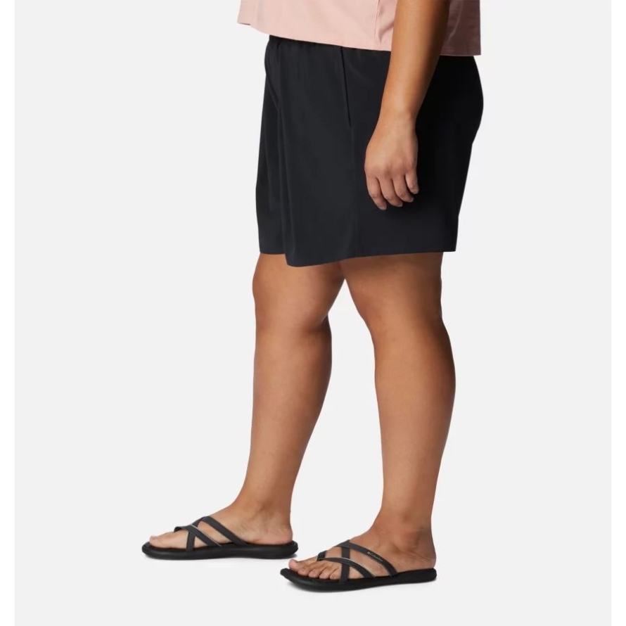 Black Columbia Women's Boundless Beauty Shorts Plus Size