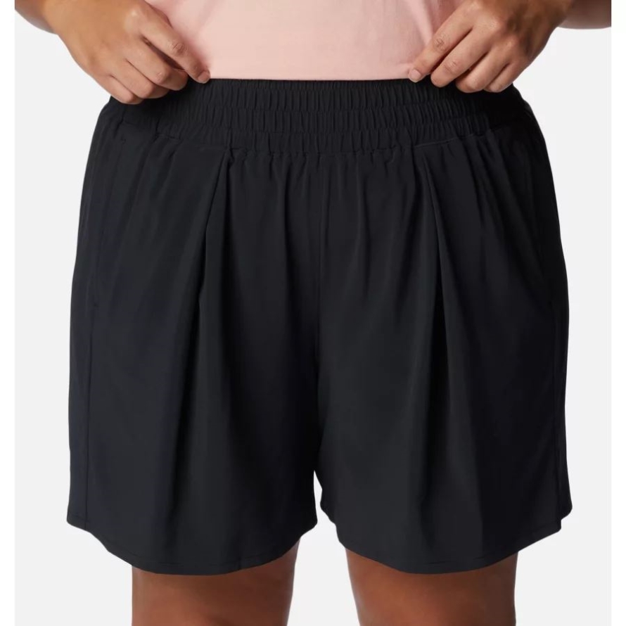 Black Columbia Women's Boundless Beauty Shorts Plus Size
