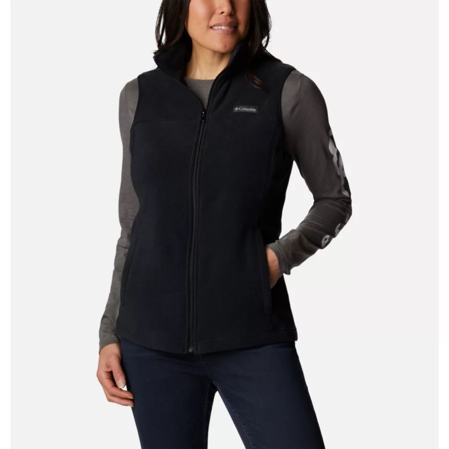 Black Columbia Women's Castle Dale Fleece Vest