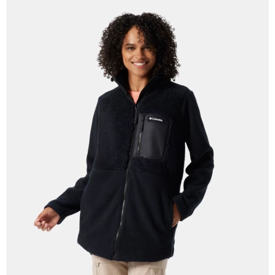 Black Columbia Women's Columbia Lodge Sherpa Full Zip Fleece