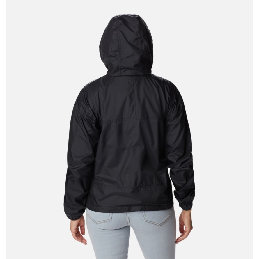 Black Columbia Women's Flash Challenger Fleece Lined Windbreaker Jacket