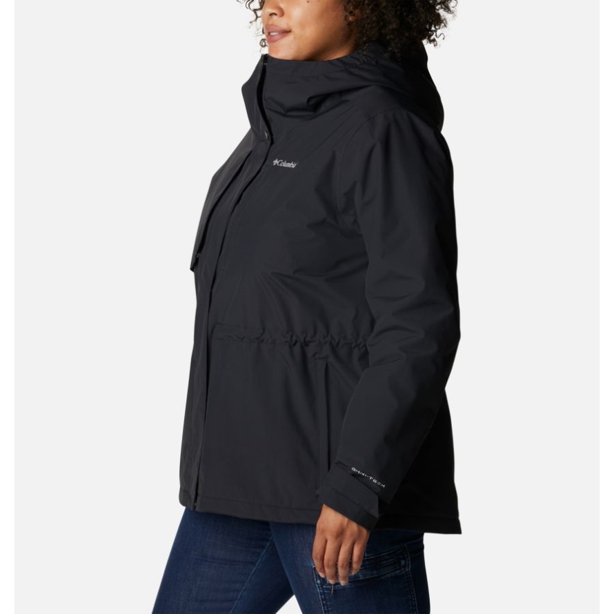 Black Columbia Women's Hadley Trail Jacket Plus Size