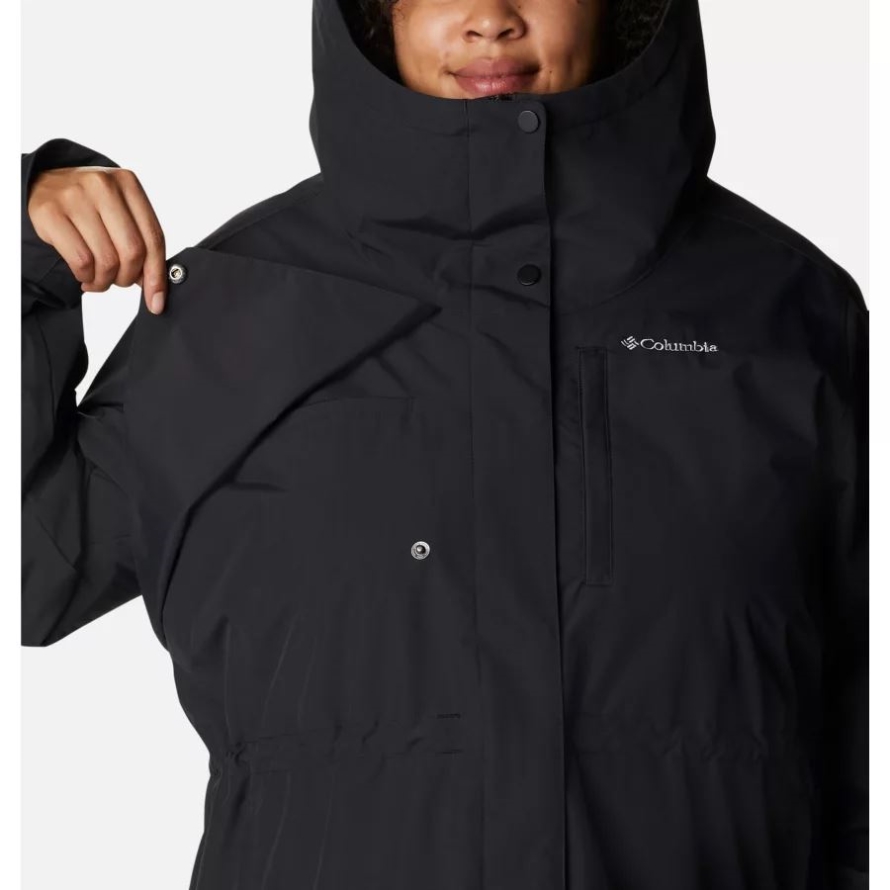 Black Columbia Women's Hadley Trail Jacket Plus Size