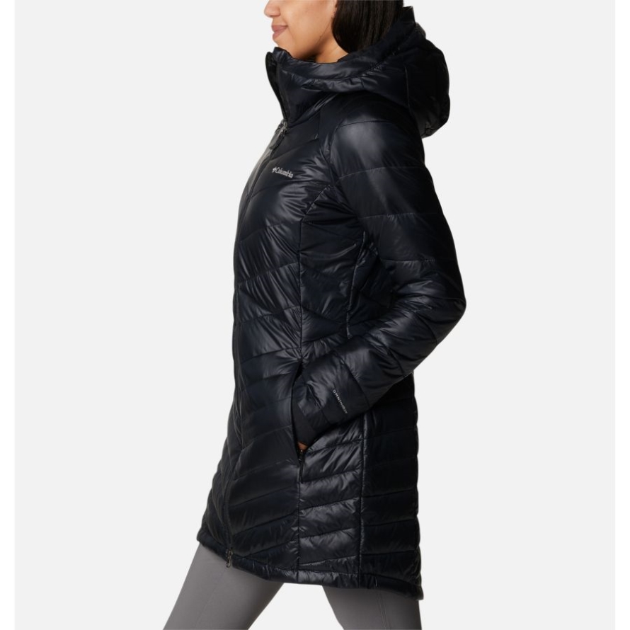 Black Columbia Women's Joy Peak Omni-Heat Infinity Mid Insulated Hooded Jacket