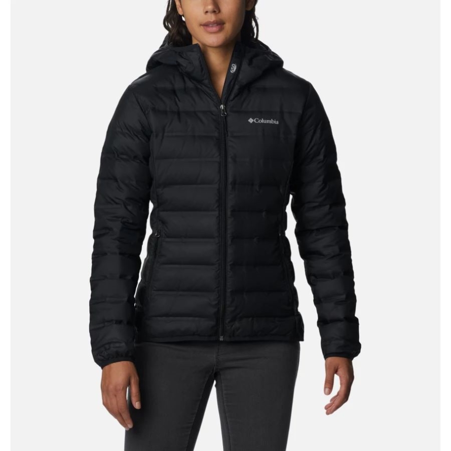 Black Columbia Women's Lake 22 Down Hooded Jacket