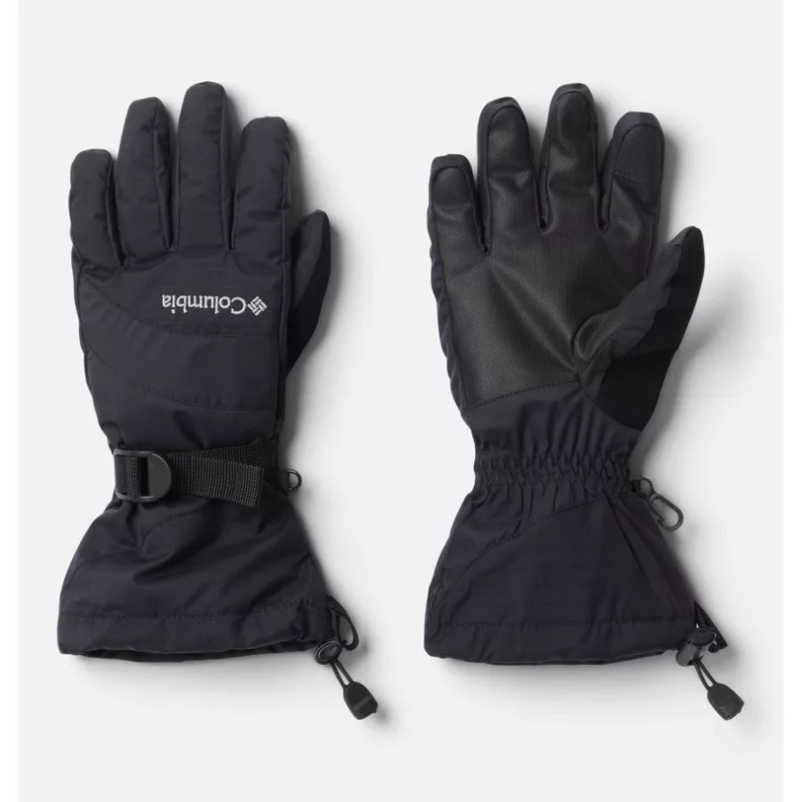 Black Columbia Women's Last Tracks Waterproof Ski Gloves