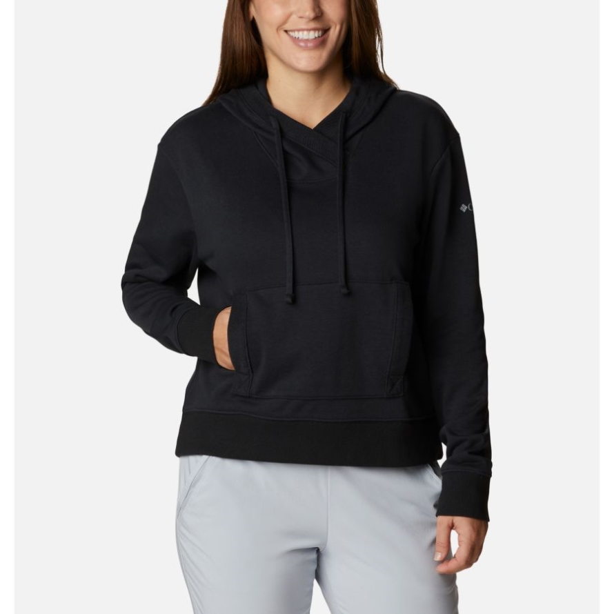 Black Columbia Women's PFG Slack Water French Terry Hoodie