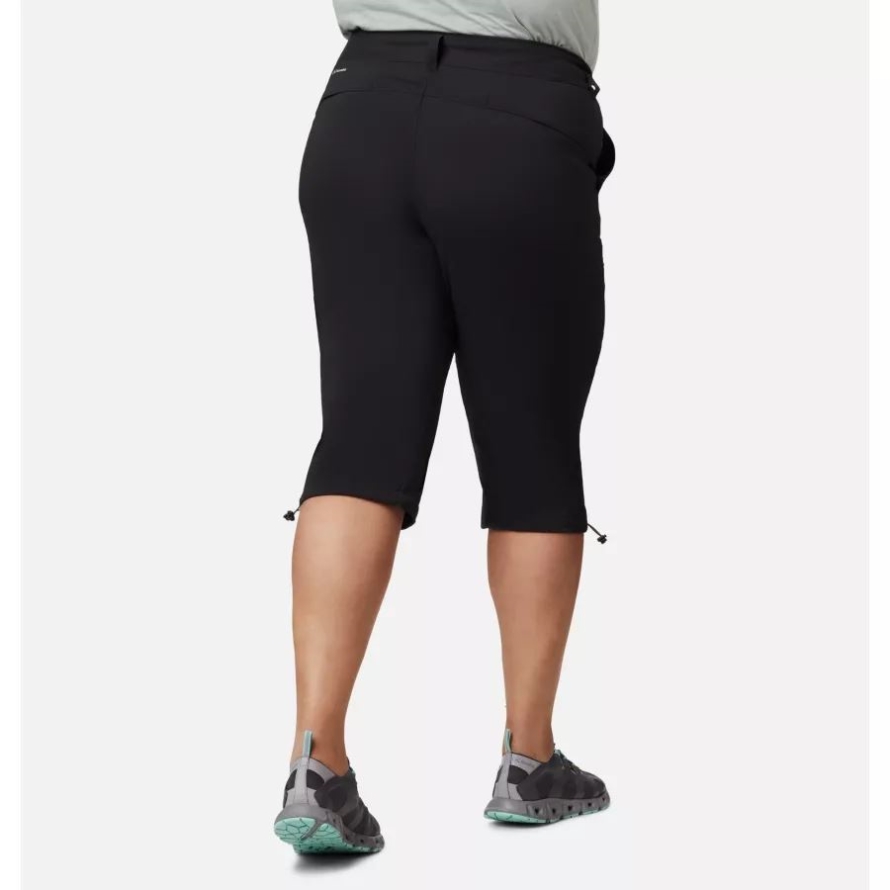 Black Columbia Women's Saturday Trail II Knee Pants Plus Size