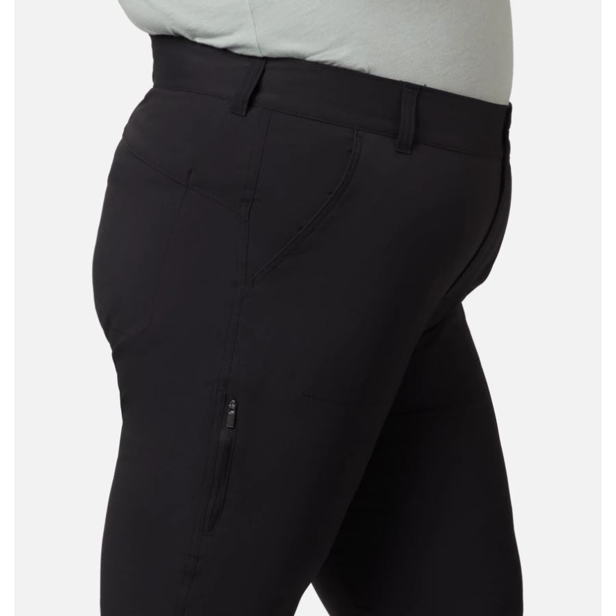 Black Columbia Women's Saturday Trail II Knee Pants Plus Size