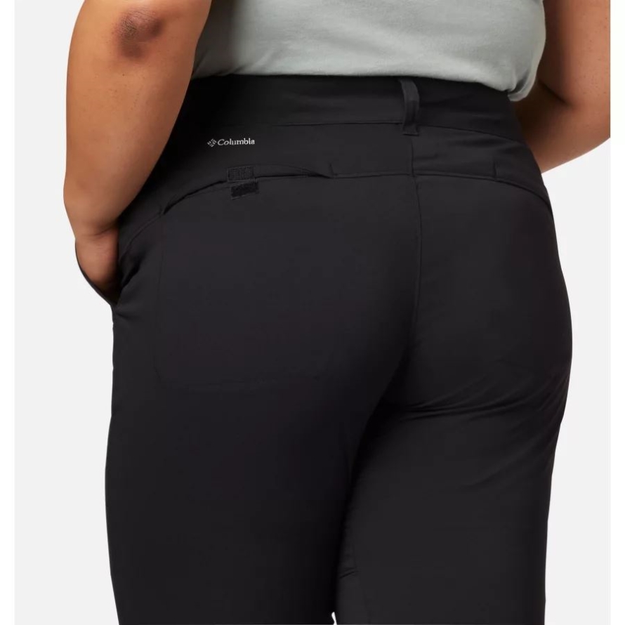 Black Columbia Women's Saturday Trail II Knee Pants Plus Size