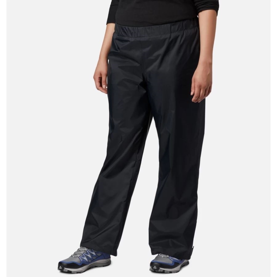 Black Columbia Women's Storm Surge Rain Pants Plus Size