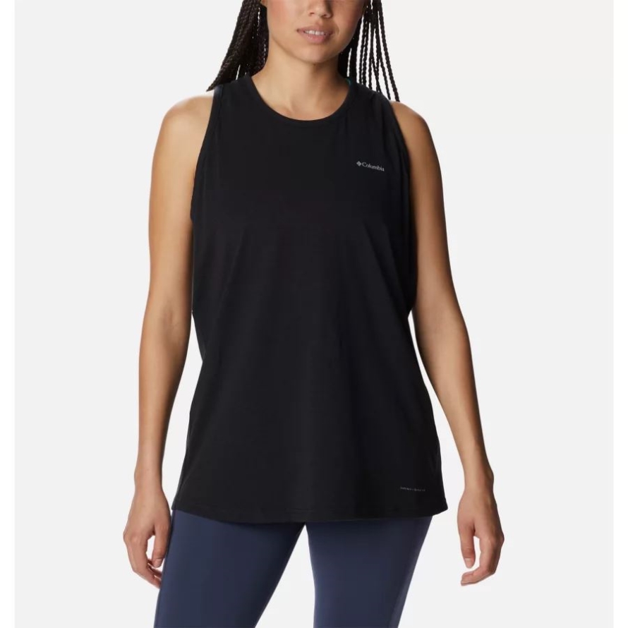 Black Columbia Women's Sun Trek Racerback Tank