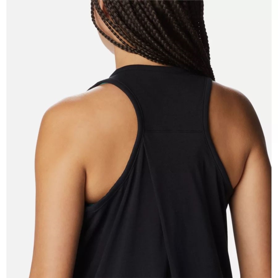 Black Columbia Women's Sun Trek Racerback Tank