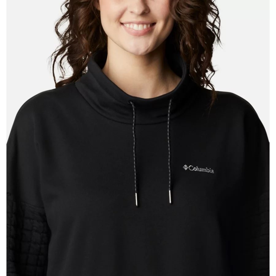 Black Columbia Women's Sunday Summit Oversized Funnel Pullover