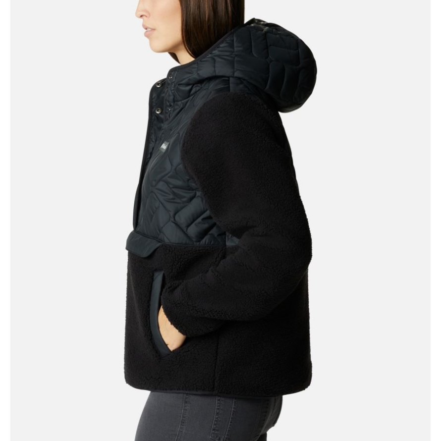 Black Columbia Women's Sweet View Hooded Fleece Pullover