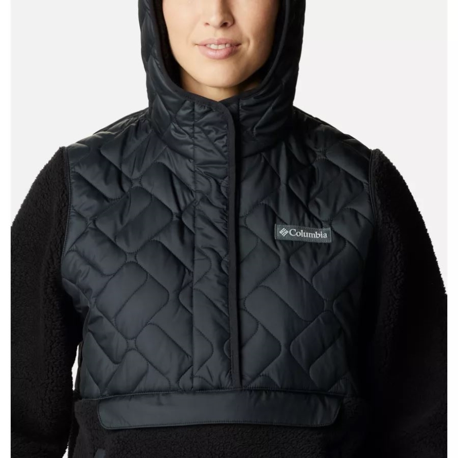 Black Columbia Women's Sweet View Hooded Fleece Pullover