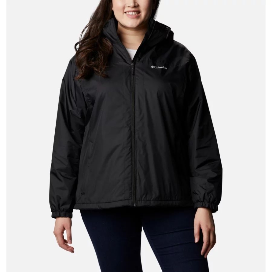 Black Columbia Women's Switchback Sherpa Lined Jacket Plus Size