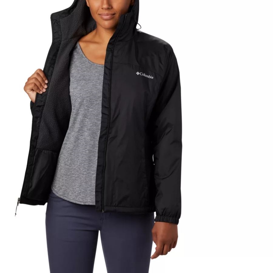 Black Columbia Women's Switchback Sherpa Lined Jacket