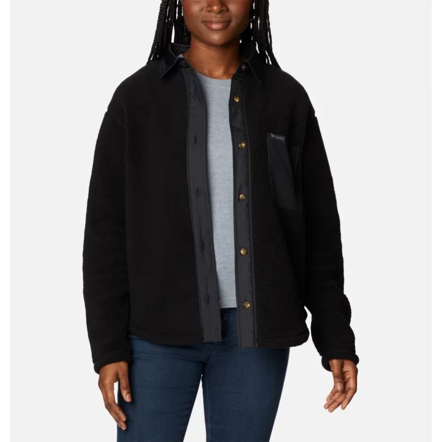 Black Columbia Women's West Bend Shirt Jacket
