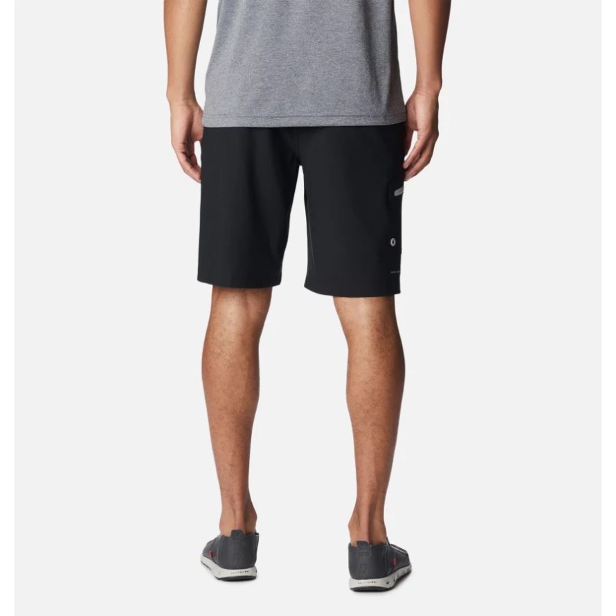 Black/Cool Grey Columbia Men's PFG Terminal Tackle Shorts