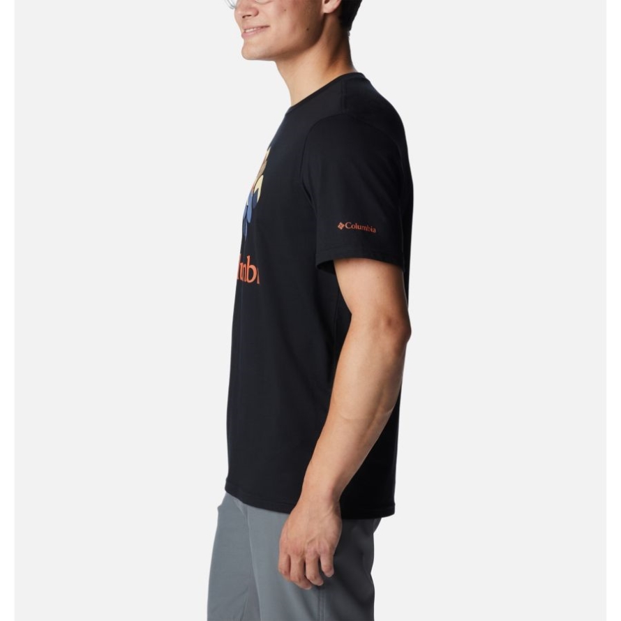 Black/Gemscape Graphic Men's Rapid Ridge Graphic T-Shirt Columbia