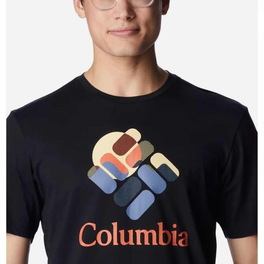 Black/Gemscape Graphic Men's Rapid Ridge Graphic T-Shirt Columbia