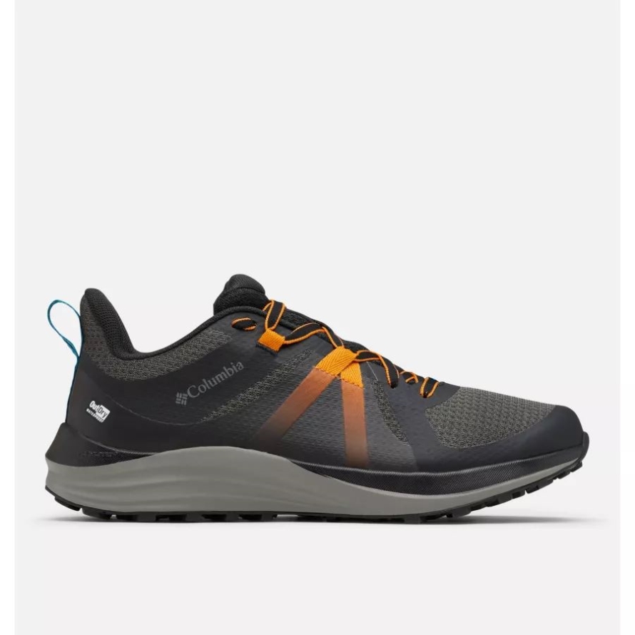 Black/Gold Amber Columbia Men's Escape Pursuit Waterproof Walking Shoe