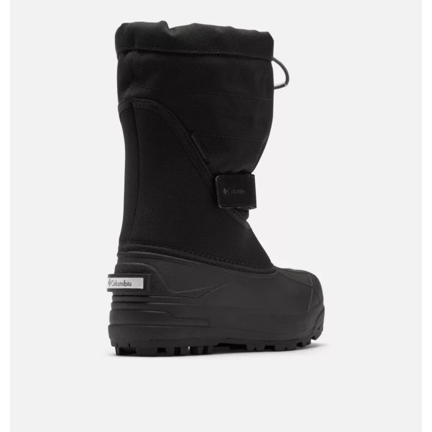 Black/Graphite Big Kids' Powderbug Plus II Snow Boot Columbia