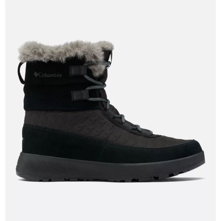 Black/Graphite Columbia Women's Slopeside Peak Omni-Heat Infinity Luxe Boot