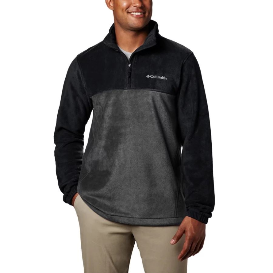 Black/Grill Columbia Men's Steens Mountain Half Zip Fleece