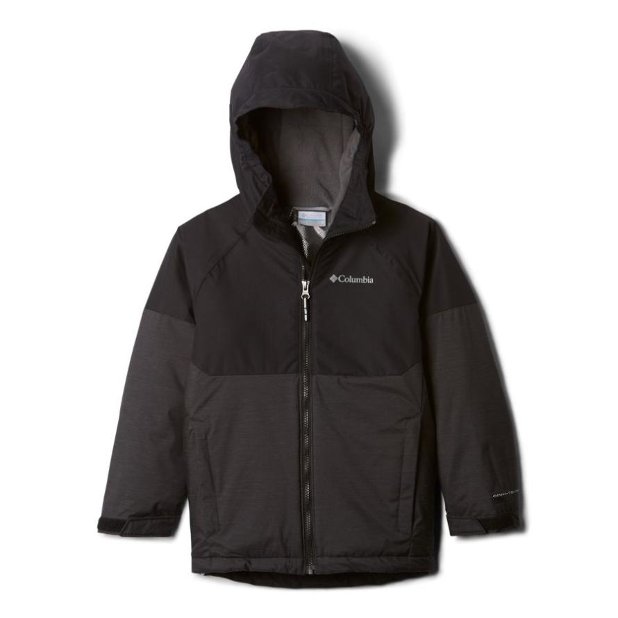 Black Heather/Black Boys' Alpine Action II Jacket Columbia